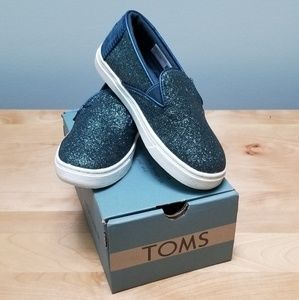 TOMS | ATLANTIC IRIDESCENT GLIMMER SNEAKERS, SZ 11